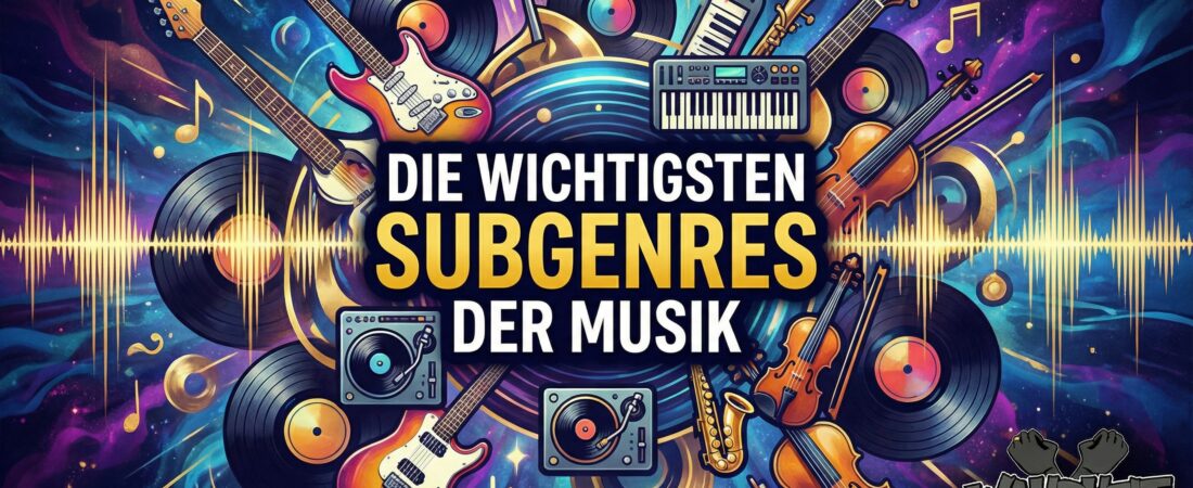 Die wichtigsten Subgenres der Musik