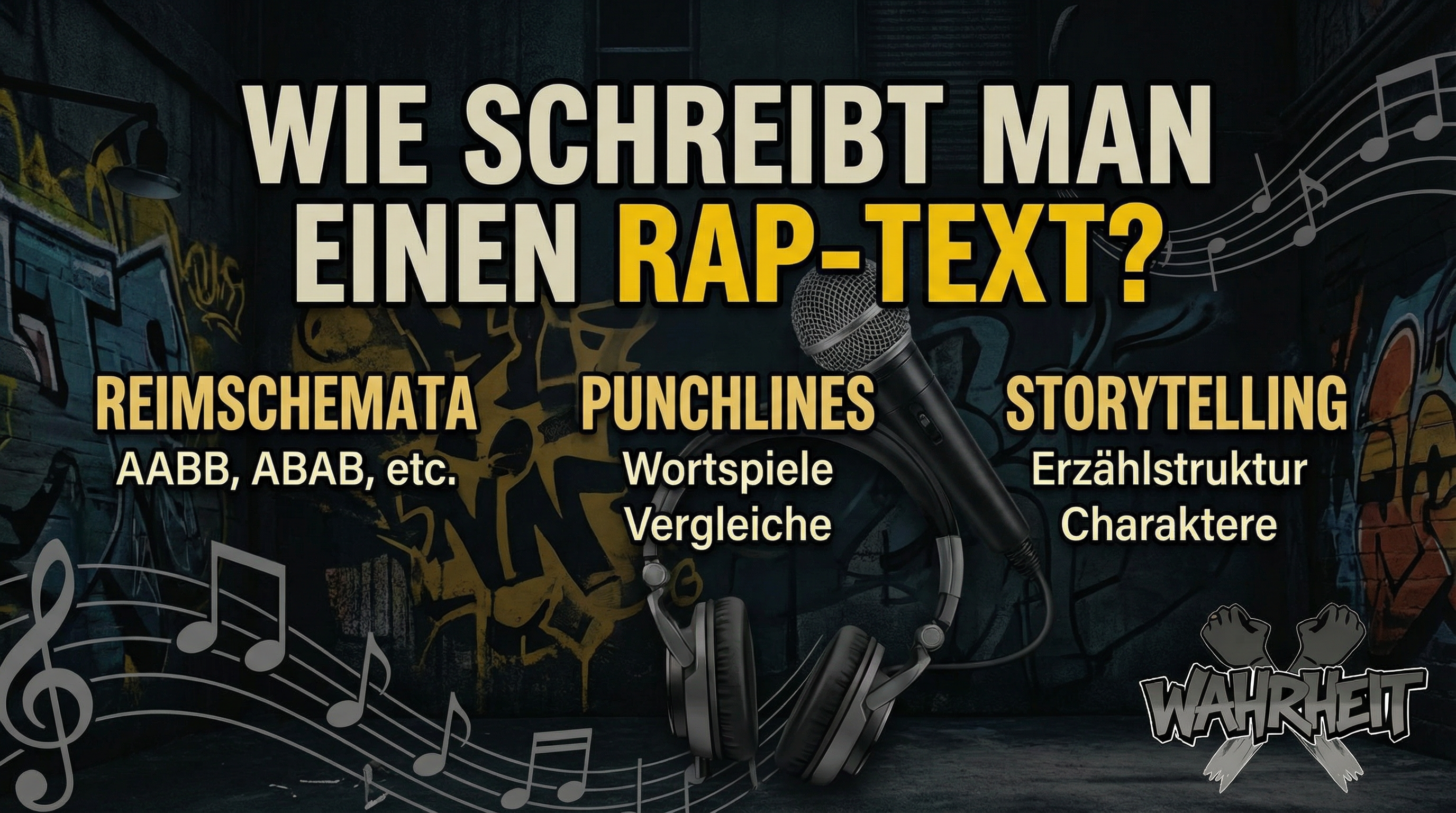 Rap Text Schreiben: Songwriting, Reimen, Flow & Reimschema für Rapper
